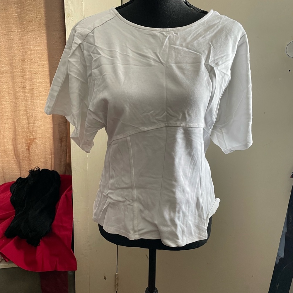 White tunic style top